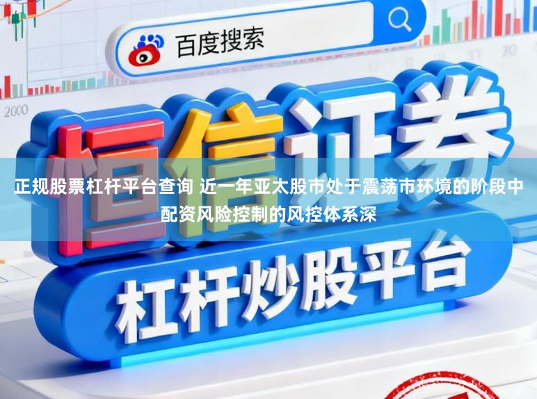 正规股票杠杆平台查询 近一年亚太股市处于震荡市环境的阶段中配资风险控制的风控体系深